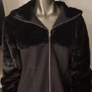 Elegant Black Teddy Jacket for Women